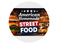 Logo American Homemade Street Food - Philly CheeseSteak, Burger, Fries